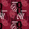 Licensed NCAA University of Oklahoma Letters Cotton Fabric by the Yard